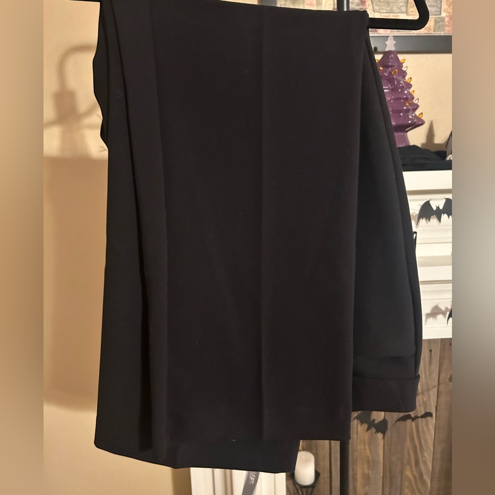 Plus Size Black Loft Trousers.